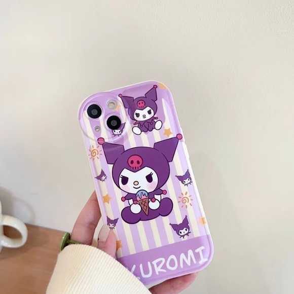 Kuromi Pattern iPhone Case - Picture 4 of 6